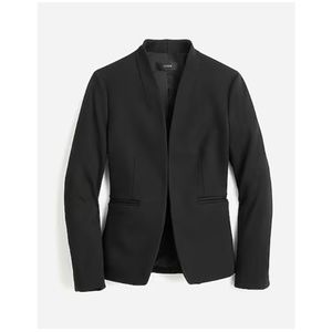 j. crew going-out blazer in stretch twill | black | 6